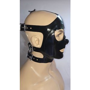 Latex Damen & Herren Maske "Locked Up"