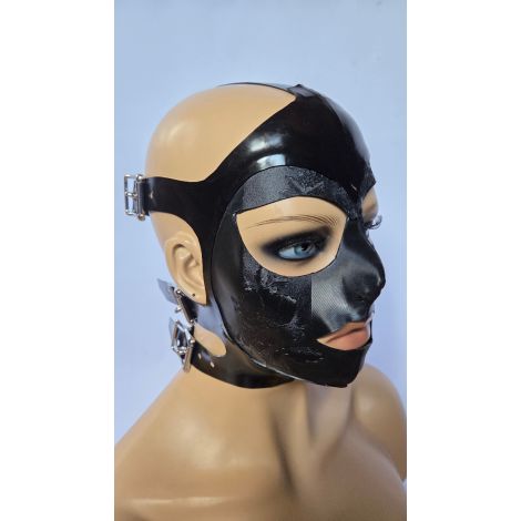 Strukturlatex Damen & Herren Maske "Locked Up" 