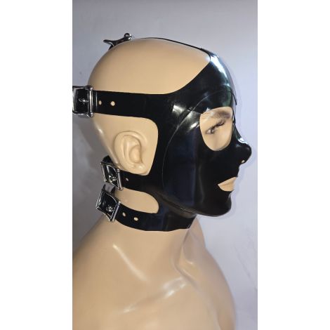 Latex Damen & Herren Maske "Locked Up"